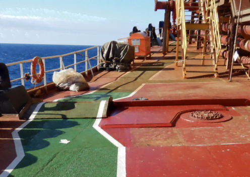 main deck reinstatement with cold repair