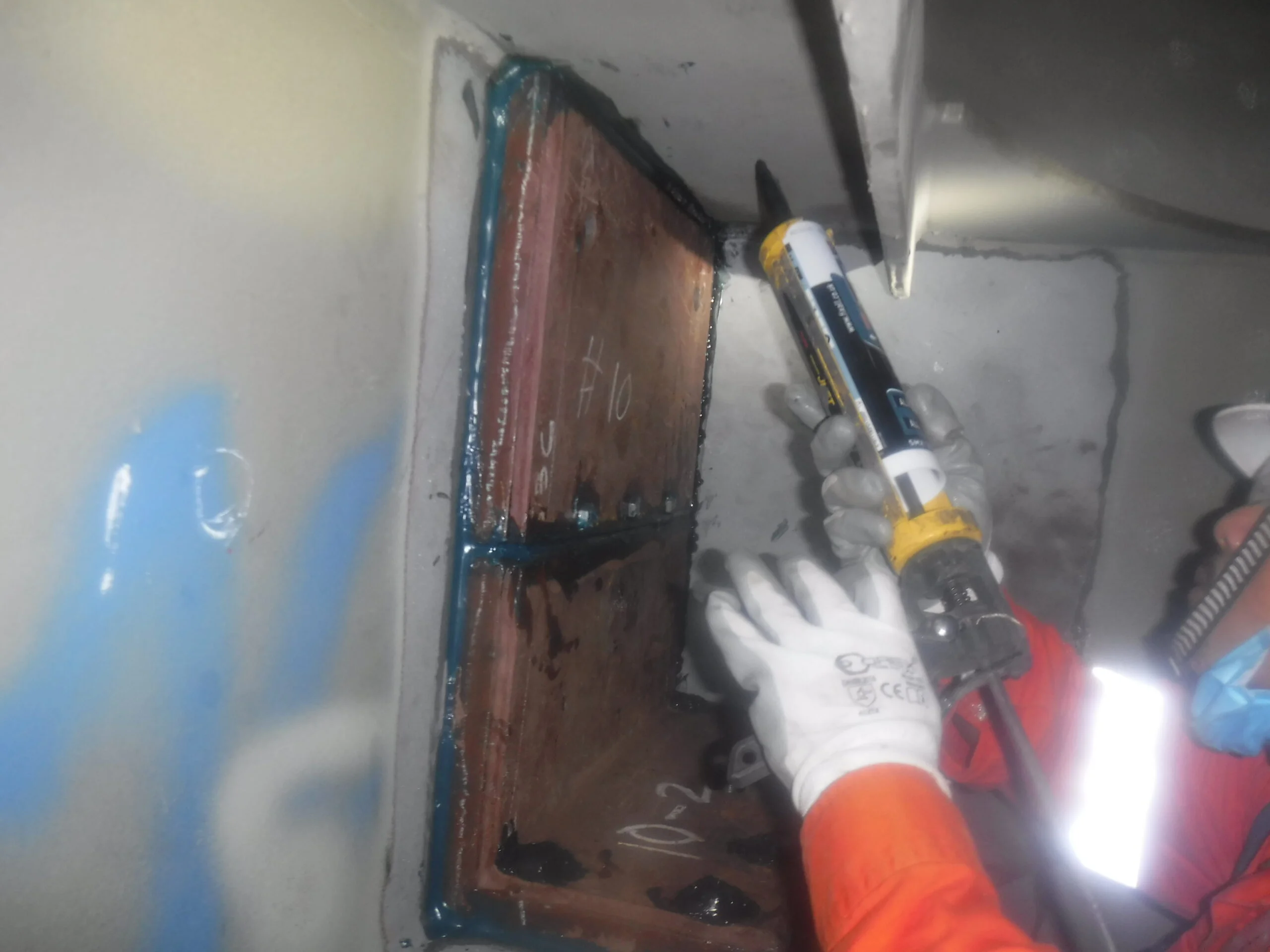 offshore repair with sandwich plate system technology